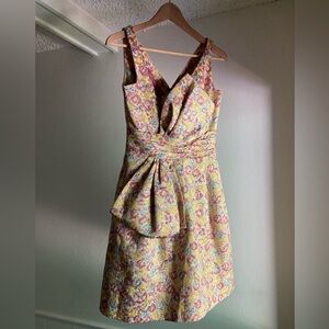 Zac Posen for Target: Gold Brocade Dress